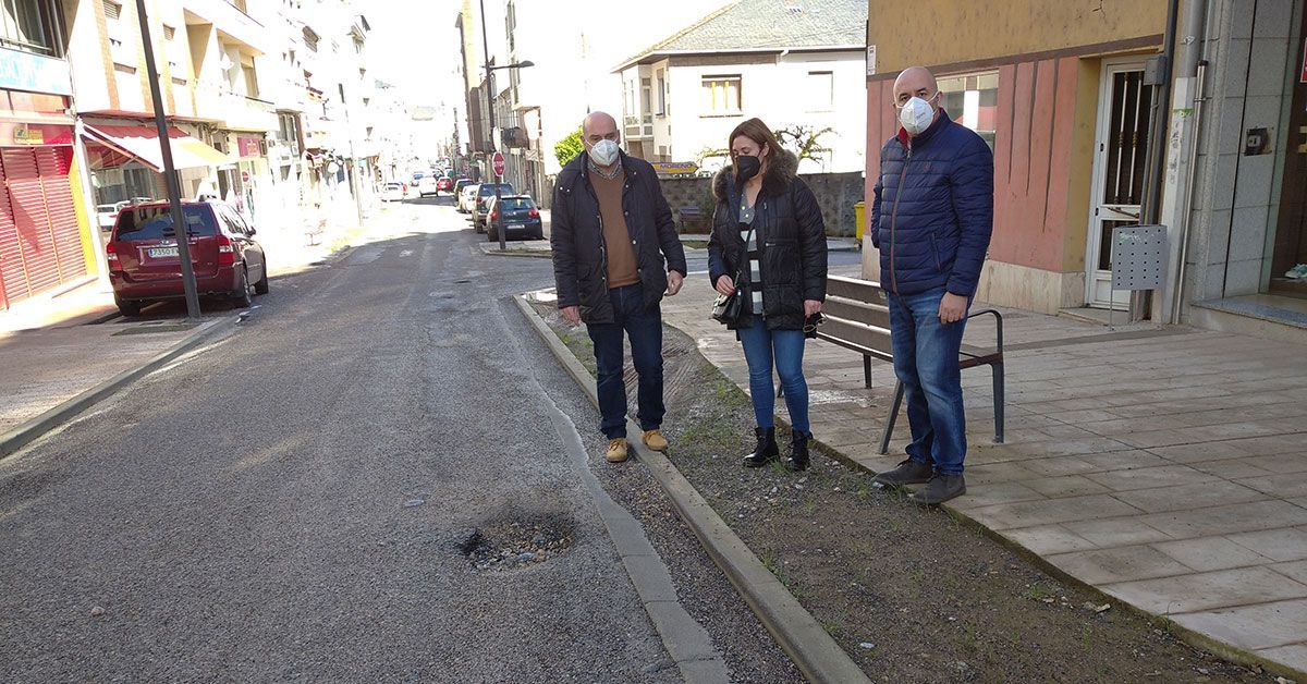 psoe visita diego pazos en Sarria