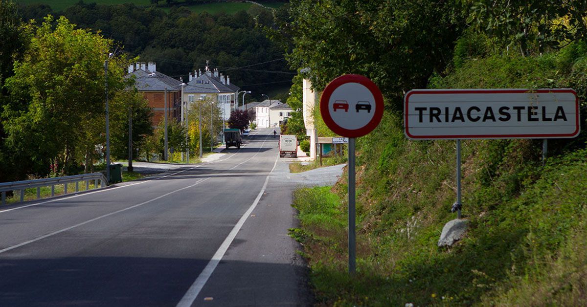 triacastela sinal entrada