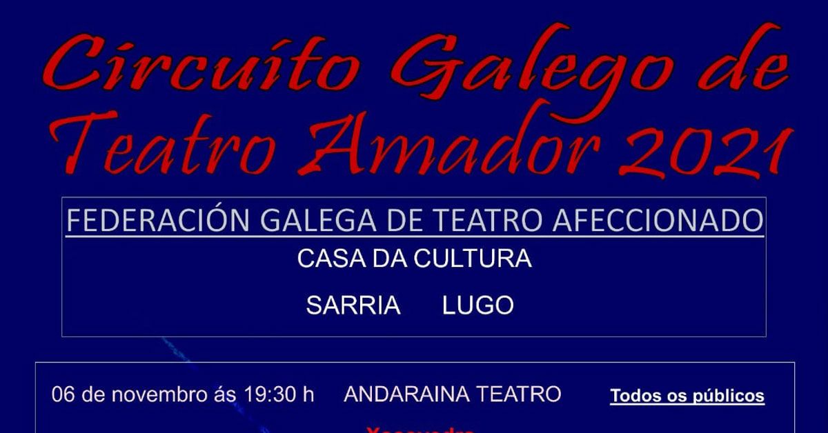 circuito galego teatro amador