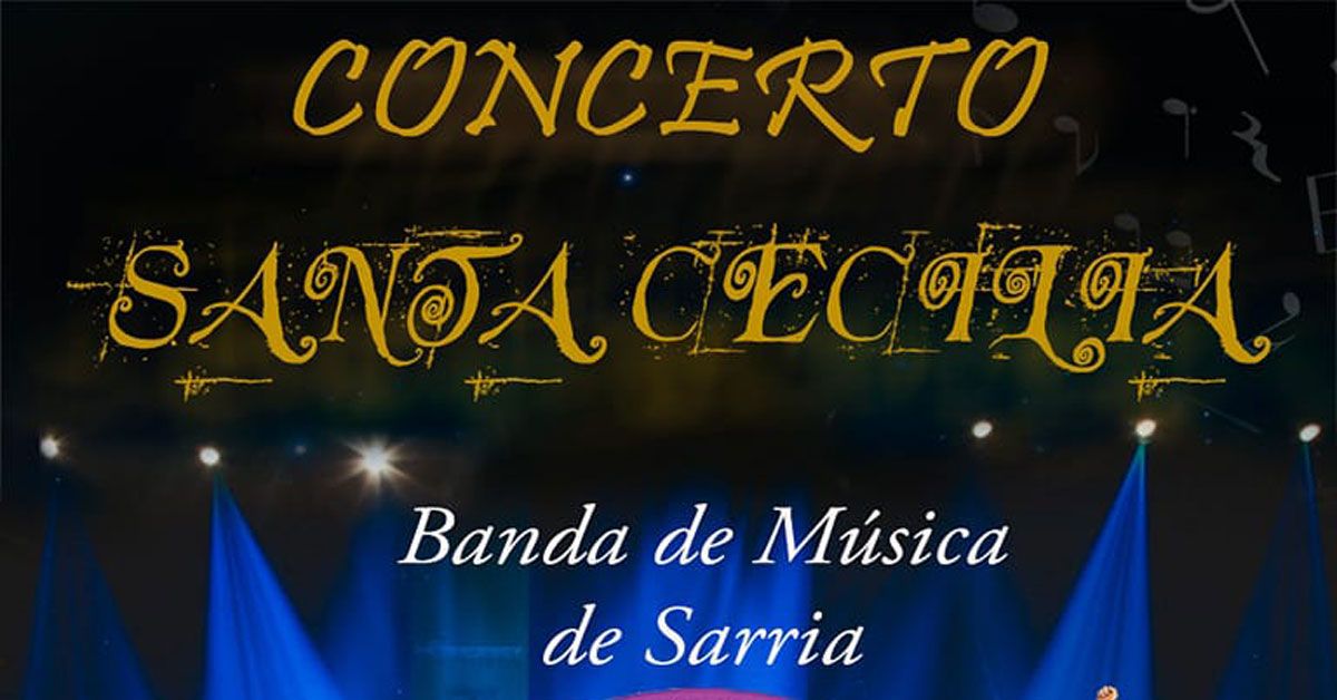 concerto santa cecilia banda musica sarria