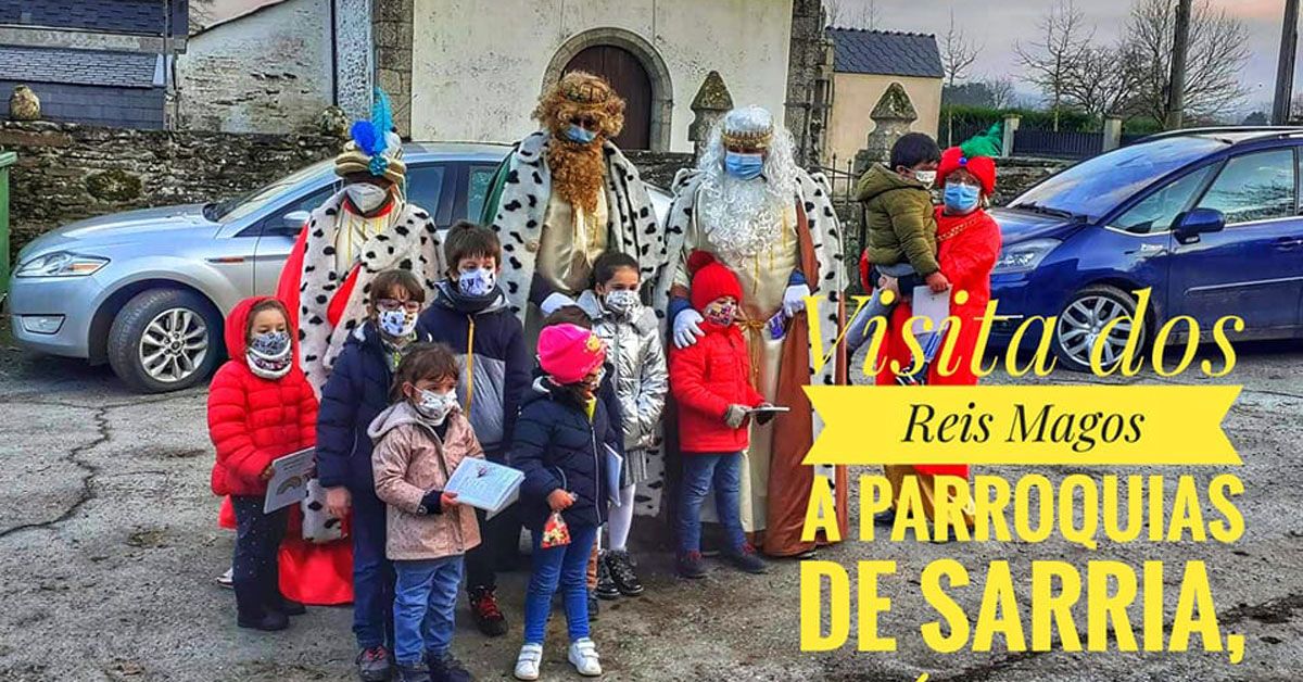 visita reis magos parroquias sarria