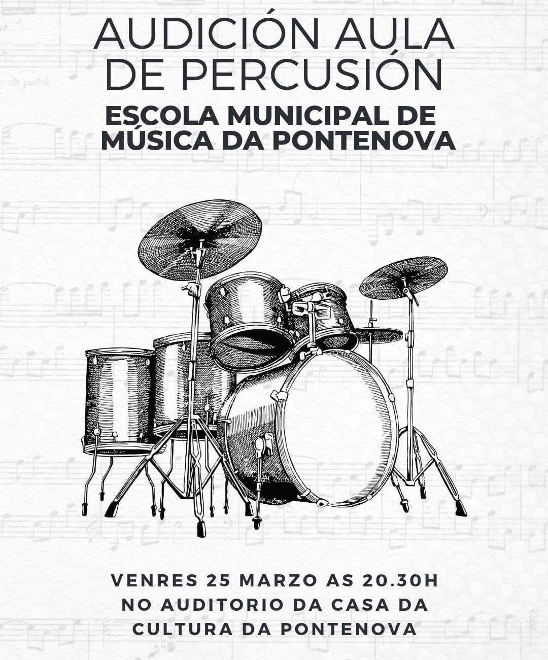 audicion escola persucion musica pontenvoa