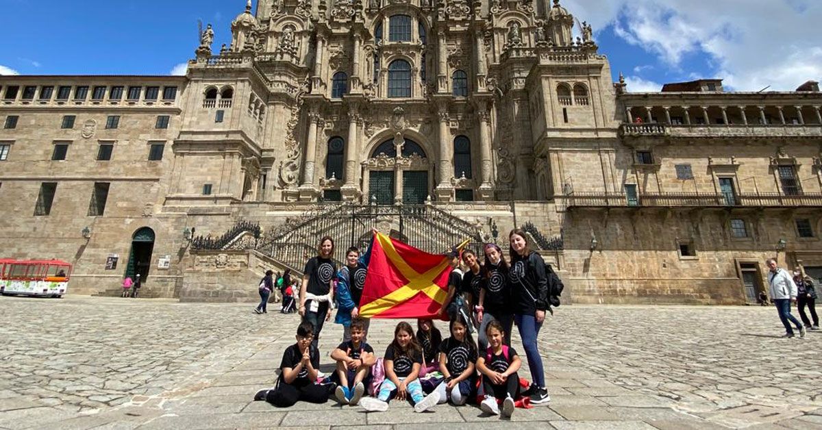 alumnos incio camino santiago