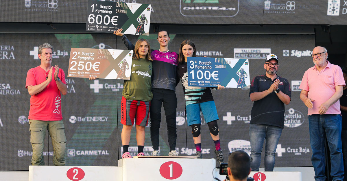 podium DHU Vila de Sarria 2