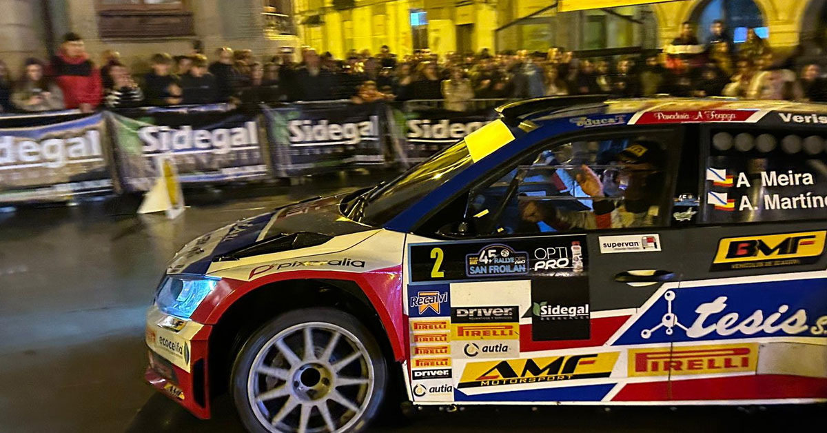 coche alberto meira rally san froilan