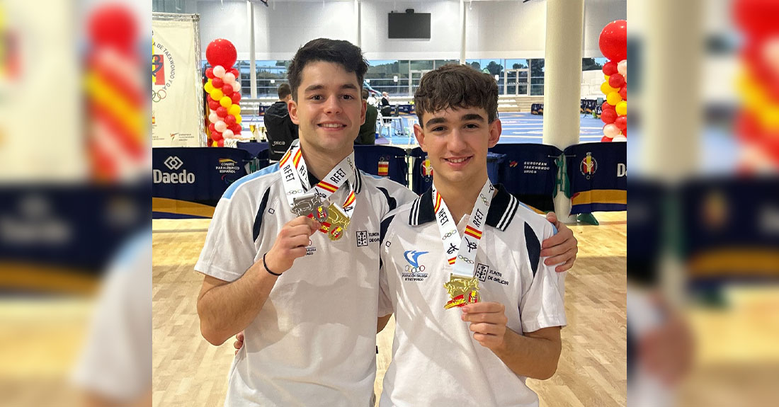 Alex-Losada-y-Mateo-Fernández-AC-Taekwondo-Sarria