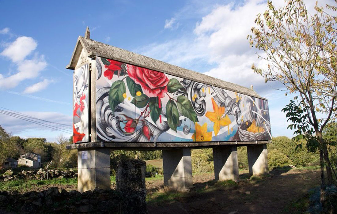 hórreo-Sarria-pintado-Lula-Goce