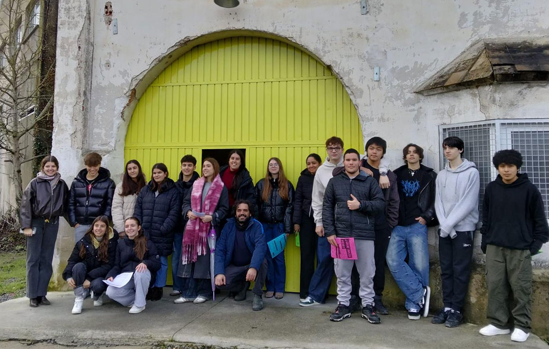 excursión-alumnado-Sarria-exposición-Huhu