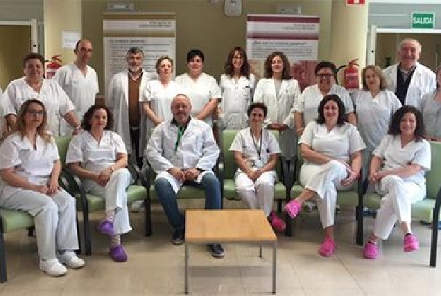 Profesionais da unidade de coidados paliativos do Hospital de Ferrol.