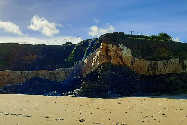 praia barreiros xeoloxia