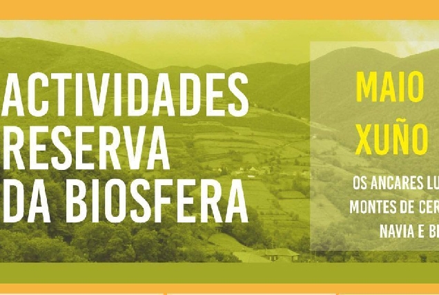 cartel actividades reserva biosfera