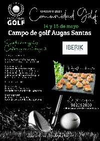 cartel circuito comunidad golf