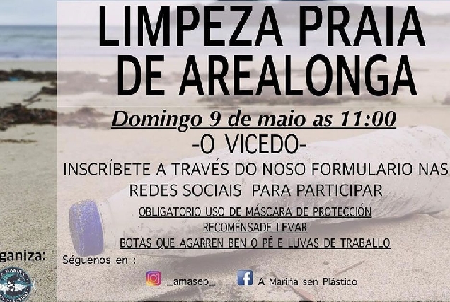 limpeza praia vicedo arealonga