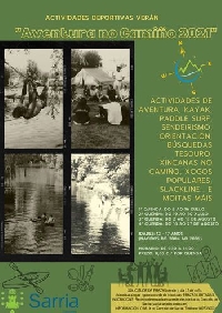 cartel campamento veran