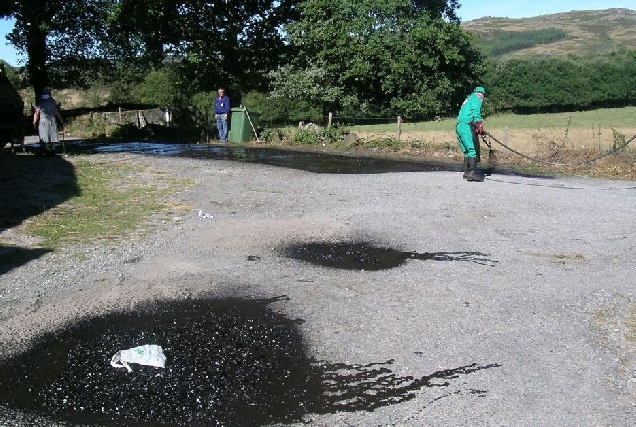 obras accesos rural