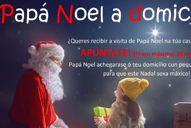 Papá Noel visita saviñao