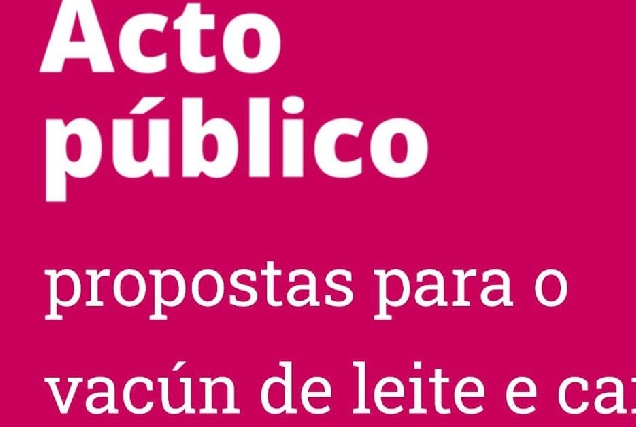 Acto propostas gandeiro vacun leite e carne Sarria