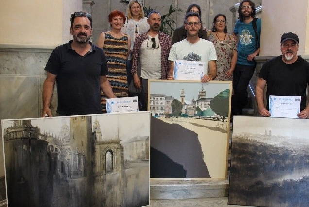 3ganadores, Xurado e Autoridades certame pintura rapida