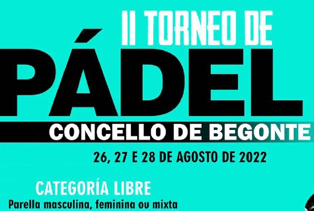 segundo torneo de padel begonte portada