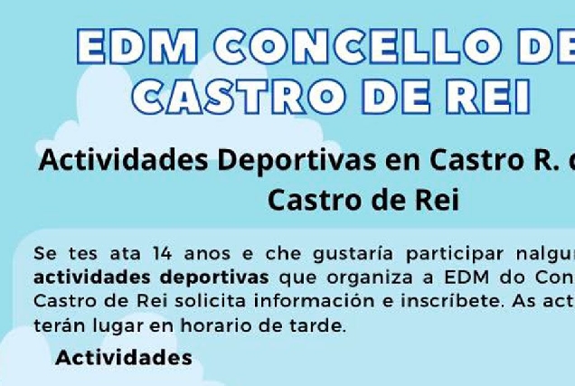 escolas deportivas de castro de rei portada