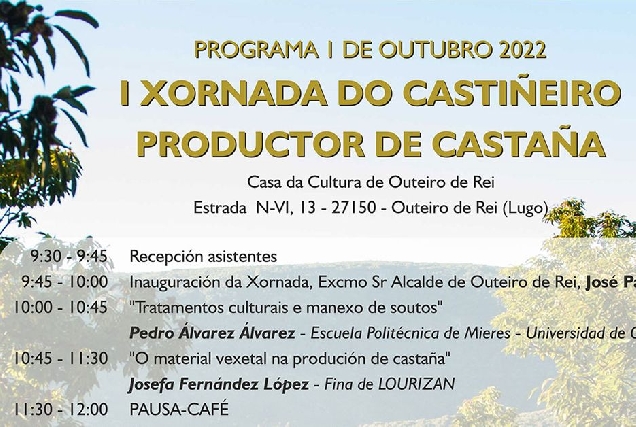 xornada do castineiro produtor de castana outeiro de rei portada