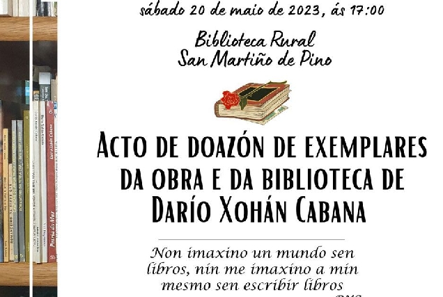 dario xohan cabana doazon obra san martino de pino portada