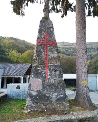 Monumento peregrino Triacastela