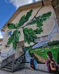 Ceip Triacastela mural