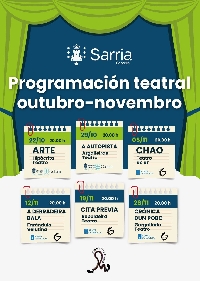 programa teatral Sarria outono 2023