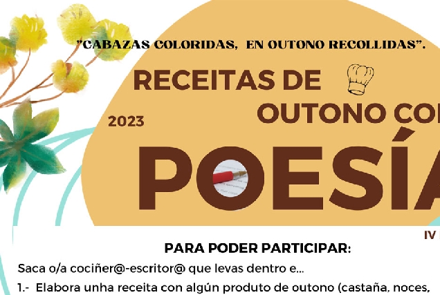 receitas outono poesia portada