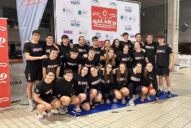 equipo natacion porta mina