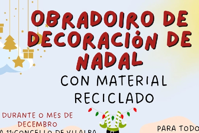 obradoiro de decoracion nadal vilalba portada