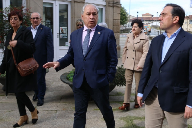 Visita Albares Monforte de Lemos PSOE