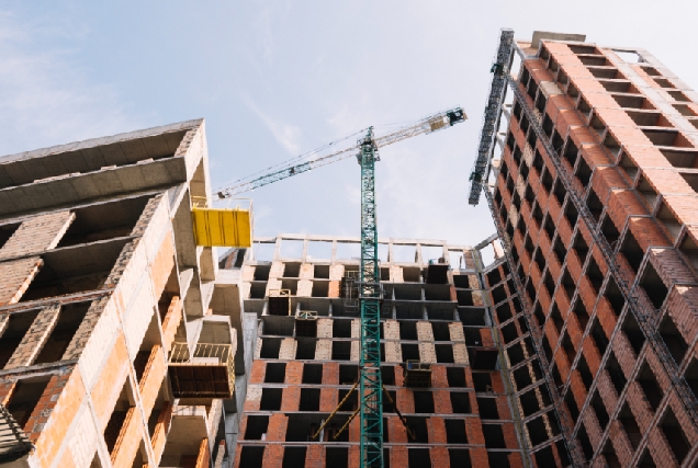 Imaxe recurso da construción dun edificio