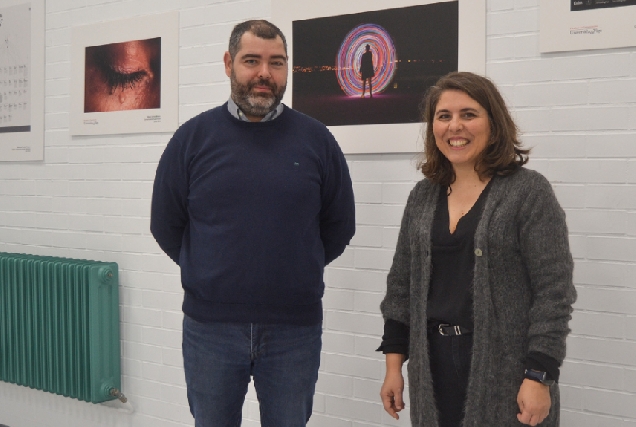 O profesor da Facultade de Comunicación da Uvigo Luís Xabier Martínez Rolán e a profesora da Área de Comunicación Audiovisual e Publicidade da UDC Teresa Piñeiro Otero