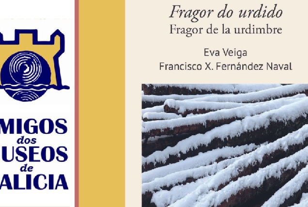 Imaxe do cartel da presentación do libro 'Fragor do urdido'