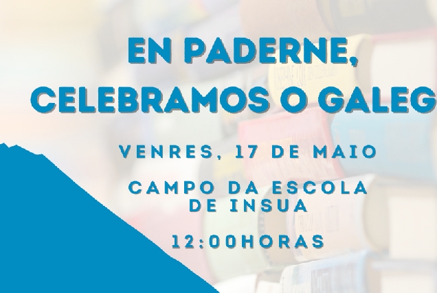 Imaxe do cartel da festa das Letras Galegas de Paderne