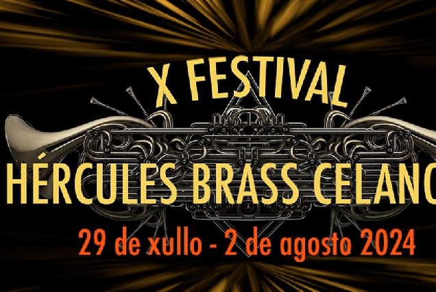 Cartel do X Festival Hercules Brass de Celanova