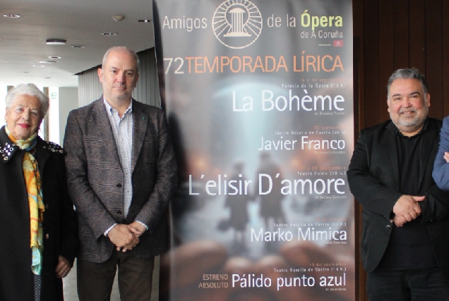 Imaxe da presentación da tempada lírica de Amigos de la Ópera