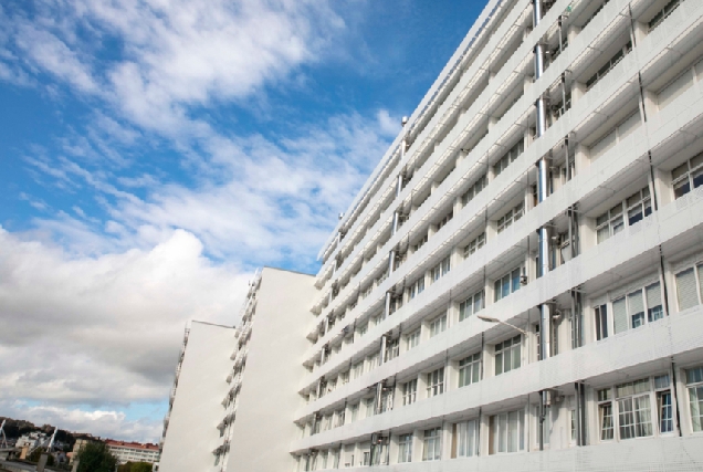 Bloques residenciais do Barrio das Flores, nunha imaxe de arquivo