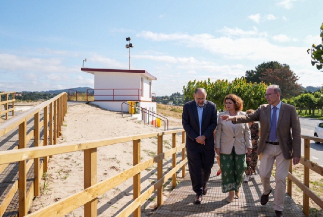 Imaxe das dunas da praia Grande de Miño