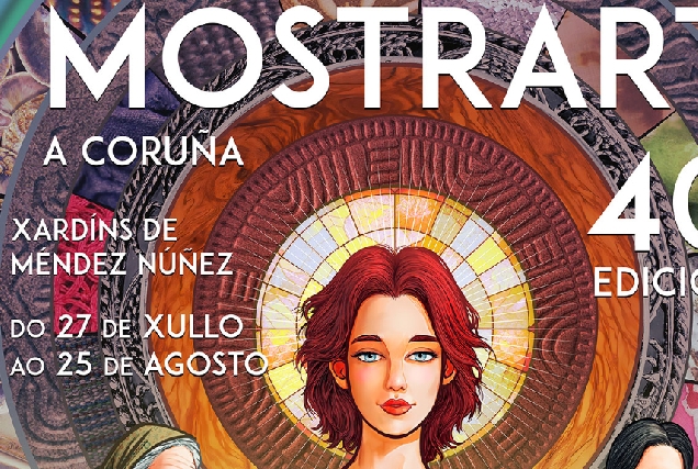 Imaxe do cartel da feira de artesanía da Coruña