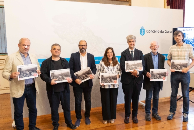 Imaxe da presentación do Calendario Histórico da Coruña