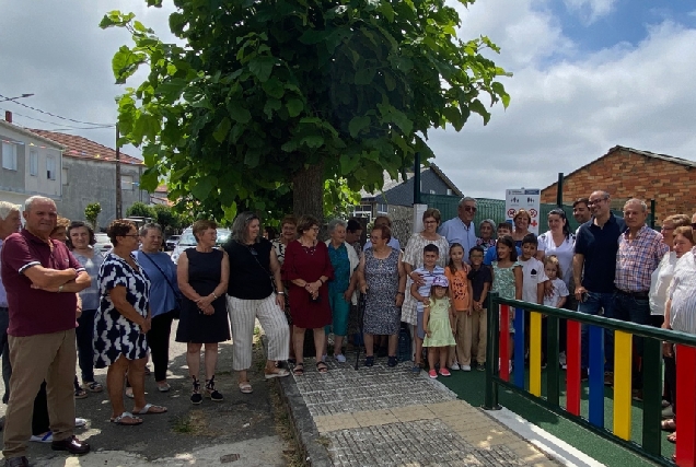 Inauguaración do parque infantil Generosa Gonzlález Andrés.