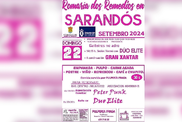 fiestas sarandóns abegondo