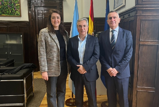 Ana Martínez, Luis Menor e Francisco González